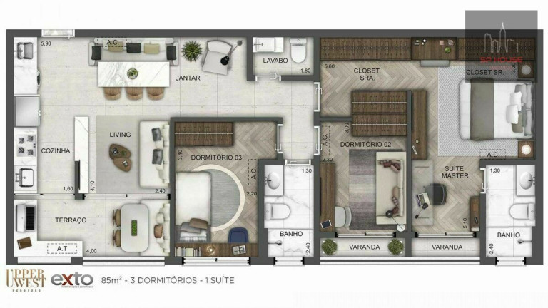 Imagem Apartamento com 3 Quartos à Venda, 85 m² em Perdizes - São Paulo