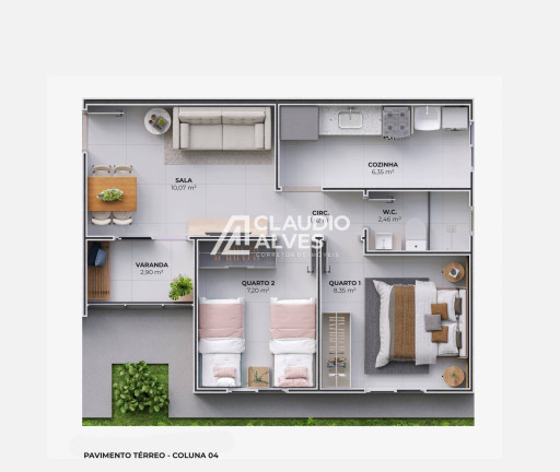 Imagem Apartamento com 2 Quartos à Venda, 46 m² em Registro - Feira De Santana Imagem Apartamento com 2 Quartos à Venda, 46 m² em Registro - Feira De Santana