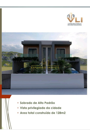 Imagem Sobrado com 3 Quartos à Venda, 128 m² em São Sebastião - Palhoça Imagem Sobrado com 3 Quartos à Venda, 128 m² em São Sebastião - Palhoça