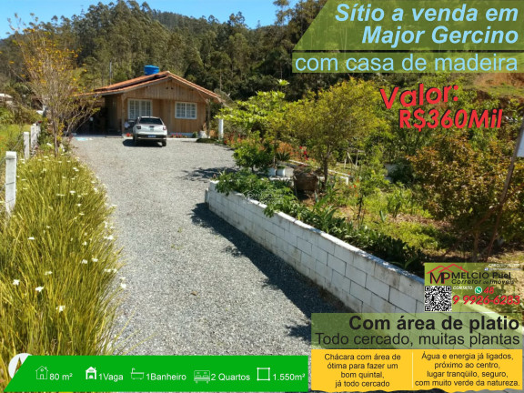 Imóvel com 2 Quartos à Venda,  em Morro Do Descanso - Major Gercino