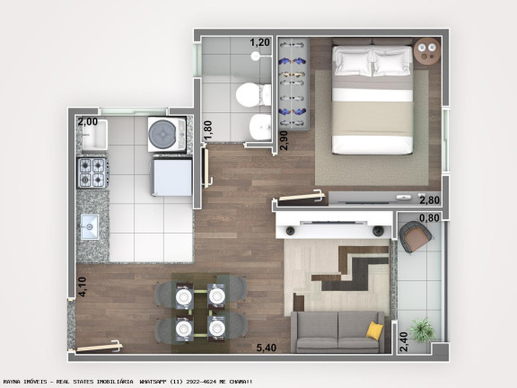 Imagem Apartamento com 1 Quarto à Venda, 43 m² em Jardim Oriental - São Paulo Imagem Apartamento com 1 Quarto à Venda, 43 m² em Jardim Oriental - São Paulo
