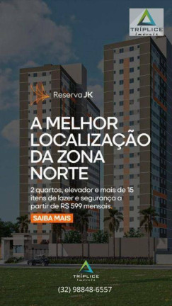 Imagem Apartamento com 2 Quartos à Venda, 40 m² em Santa Cruz - Juiz De Fora Imagem Apartamento com 2 Quartos à Venda, 40 m² em Santa Cruz - Juiz De Fora