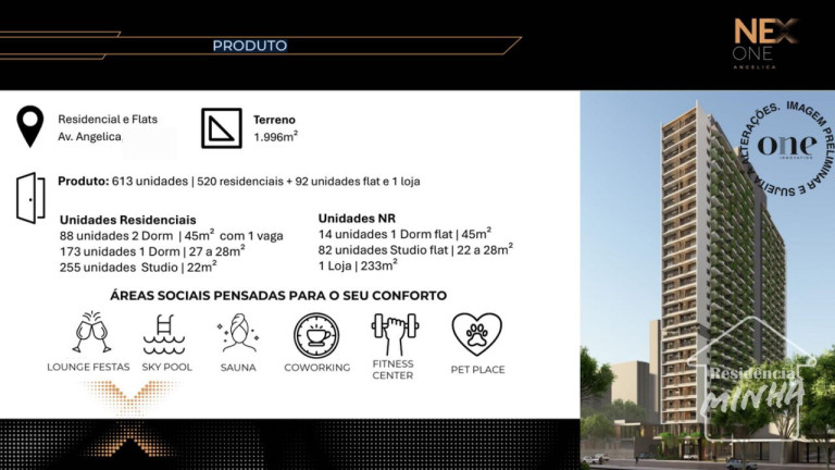 Imagem Imóvel à Venda, 22 m² em Higienópolis - São Paulo