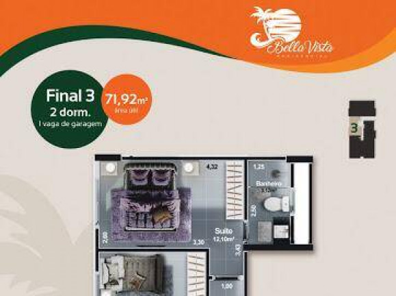 Imagem Apartamento com 2 Quartos à Venda, 71 m² em Centro - Itanhaém Imagem Apartamento com 2 Quartos à Venda, 71 m² em Centro - Itanhaém