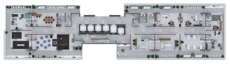 Imagem Sala Comercial à Venda, 83 m² em Centro - Curitiba