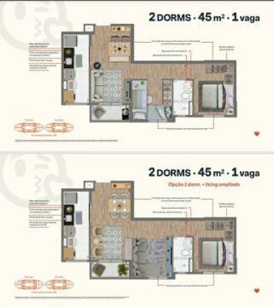 Imagem Apartamento com 2 Quartos à Venda, 45 m² em Vila Andrade - São Paulo