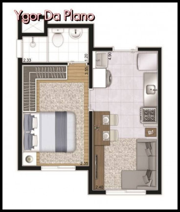 Imagem Apartamento com 1 Quarto à Venda, 29 m² em Vila Ema - São Paulo Imagem Apartamento com 1 Quarto à Venda, 29 m² em Vila Ema - São Paulo