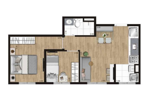 Imagem Apartamento com 2 Quartos à Venda, 41 m² em Jabaquara - São Paulo Imagem Apartamento com 2 Quartos à Venda, 41 m² em Jabaquara - São Paulo