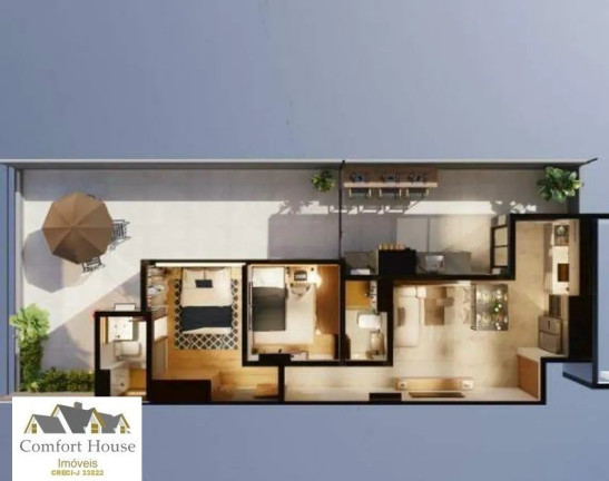 Imagem Apartamento com 2 Quartos à Venda, 92 m² em Campestre - Santo André