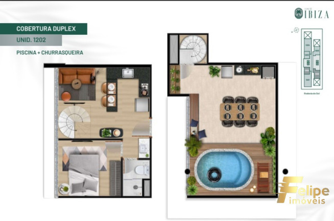 Imagem Imóvel com 1 Quarto à Venda, 25 m² em Praia De Itaparica - Vila Velha