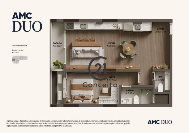 Apartamento com 1 Quarto à Venda, 62 m² em Campinas - São José