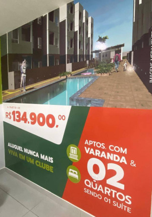 Imagem Apartamento com 2 Quartos para Alugar, 50 m² em Gramame - João Pessoa