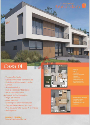 Imagem Casa com 2 Quartos à Venda, 105 m² em Centro - Santa Maria Do Herval Imagem Casa com 2 Quartos à Venda, 105 m² em Centro - Santa Maria Do Herval