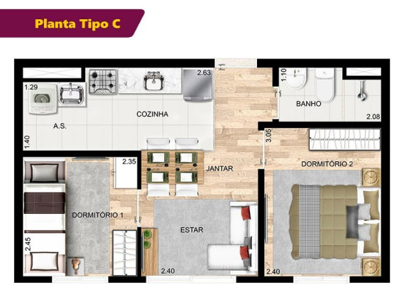 Imagem Apartamento com 2 Quartos à Venda, 34 m² em Artur Alvim - São Paulo Imagem Apartamento com 2 Quartos à Venda, 34 m² em Artur Alvim - São Paulo