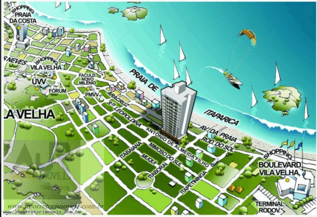 Imagem Apartamento com 2 Quartos à Venda, 68 m² em Praia Itaparica - Vila Velha Imagem Apartamento com 2 Quartos à Venda, 68 m² em Praia Itaparica - Vila Velha
