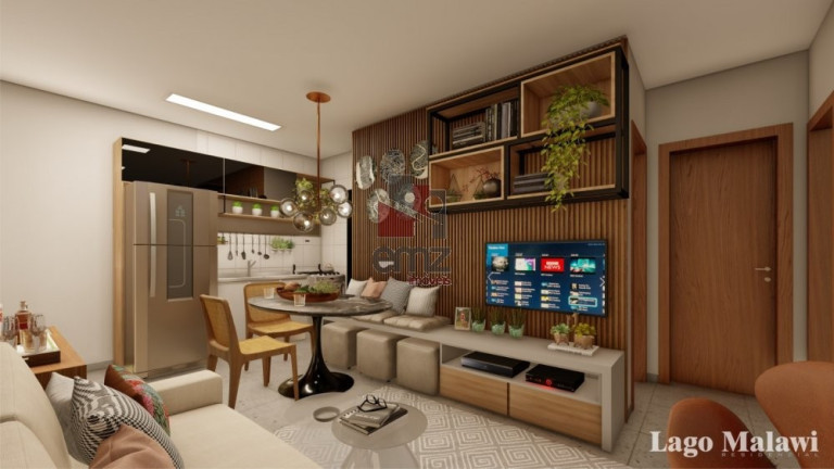 Imagem Apartamento com 2 Quartos à Venda, 53 m² em Jardim Centenário - Campo Grande