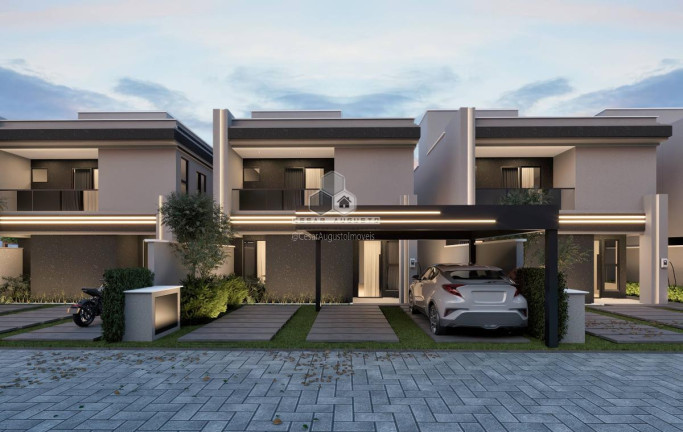 Imagem Casa de Condomínio com 4 Quartos à Venda, 158 m² em Centro - Eusébio Imagem Casa de Condomínio com 4 Quartos à Venda, 158 m² em Centro - Eusébio