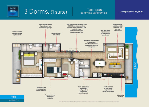 Imagem Apartamento com 3 Quartos à Venda, 88 m² em Nova Gardênia - Atibaia Imagem Apartamento com 3 Quartos à Venda, 88 m² em Nova Gardênia - Atibaia