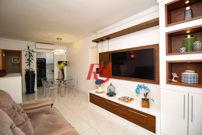 Imagem Apartamento com 2 Quartos à Venda, 83 m² em Gonzaga - Santos Imagem Apartamento com 2 Quartos à Venda, 83 m² em Gonzaga - Santos