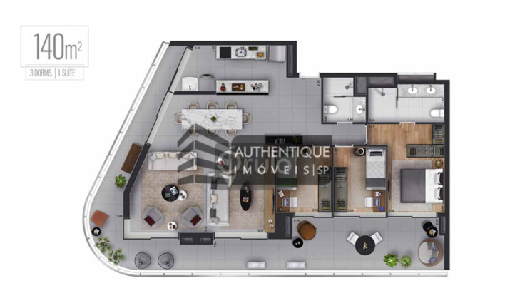 Imagem Apartamento com 3 Quartos à Venda, 140 m² em Pinheiros - São Paulo Imagem Apartamento com 3 Quartos à Venda, 140 m² em Pinheiros - São Paulo