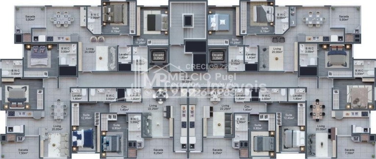 Imagem Apartamento com 2 Quartos à Venda, 73 m² em Morretes - Itapema