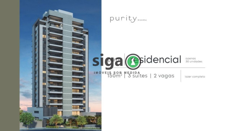 Apartamento com 3 Quartos à Venda, 150 m² em Moema - São Paulo