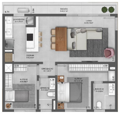 Imagem Apartamento com 2 Quartos à Venda, 130 m² em Mont Serrat - Porto Alegre Imagem Apartamento com 2 Quartos à Venda, 130 m² em Mont Serrat - Porto Alegre