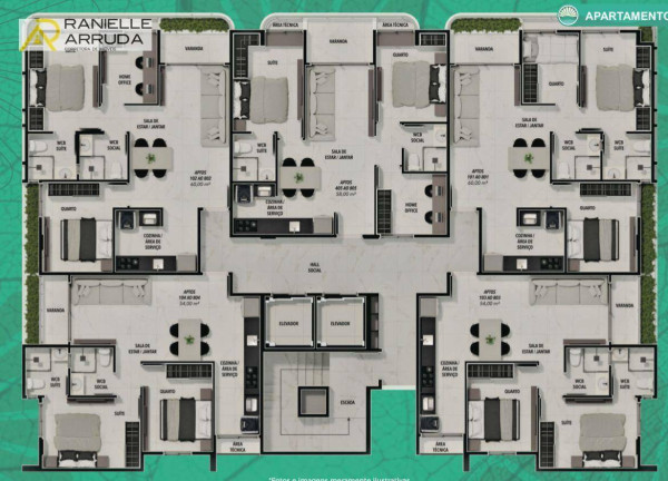 Imagem Apartamento com 2 Quartos à Venda, 54 m² em Jardim Oceania - João Pessoa Imagem Apartamento com 2 Quartos à Venda, 54 m² em Jardim Oceania - João Pessoa