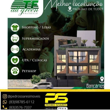 Imagem Apartamento com 2 Quartos à Venda, 34 m² em Bancários - João Pessoa Imagem Apartamento com 2 Quartos à Venda, 34 m² em Bancários - João Pessoa