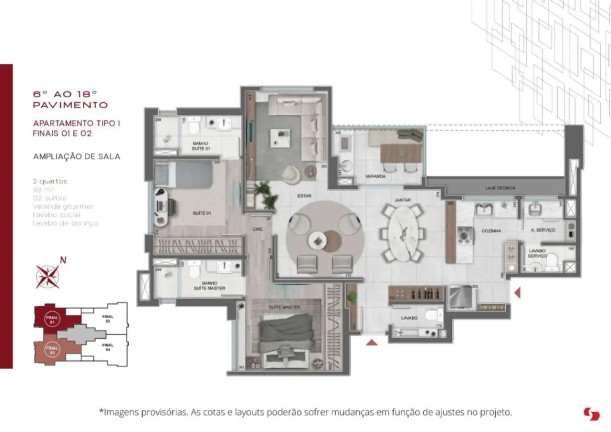 Imagem Apartamento com 3 Quartos à Venda, 104 m² em Savassi - Belo Horizonte Imagem Apartamento com 3 Quartos à Venda, 104 m² em Savassi - Belo Horizonte