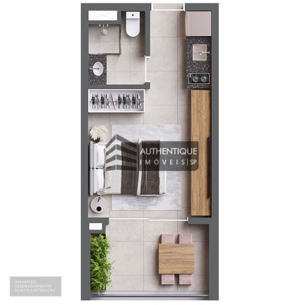 Imagem Imóvel com 1 Quarto à Venda, 47 m² em Vila Clementino - São Paulo