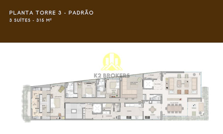 Imagem Apartamento com 4 Quartos à Venda, 459 m² em Cabral - Curitiba
