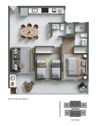Imagem Apartamento com 2 Quartos à Venda, 69 m² em Toninhas - Ubatuba Imagem Apartamento com 2 Quartos à Venda, 69 m² em Toninhas - Ubatuba