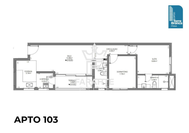 Imagem Apartamento com 2 Quartos à Venda, 63 m² em Embaré - Santos Imagem Apartamento com 2 Quartos à Venda, 63 m² em Embaré - Santos