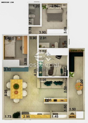 Imóvel com 3 Quartos à Venda, 83 m² em Praia Do Tenório - Ubatuba