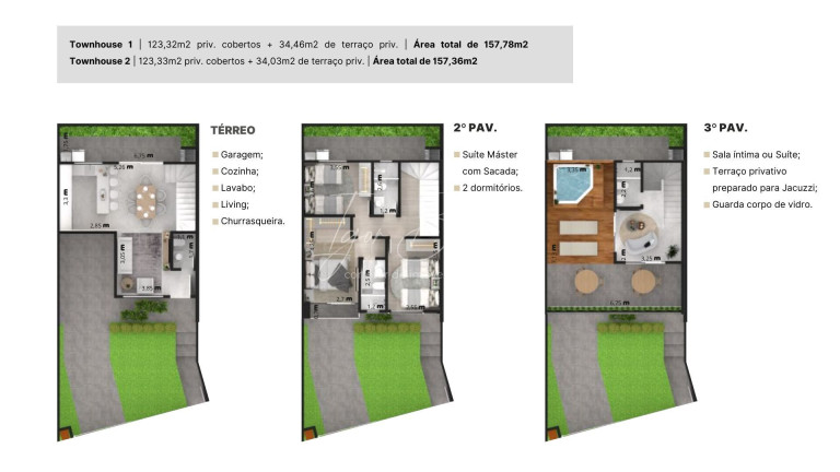 Imagem Imóvel com 3 Quartos à Venda, 123 m² em Pilarzinho - Curitiba Imagem Imóvel com 3 Quartos à Venda, 123 m² em Pilarzinho - Curitiba