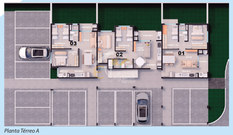 Imagem Apartamento com 2 Quartos à Venda, 50 m² em Vargem Grande - Pinhais Imagem Apartamento com 2 Quartos à Venda, 50 m² em Vargem Grande - Pinhais