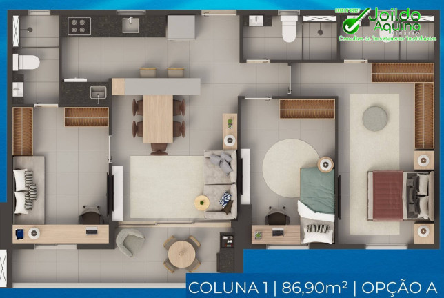 Imagem Apartamento com 3 Quartos à Venda, 64 m² em Aldeota - Fortaleza