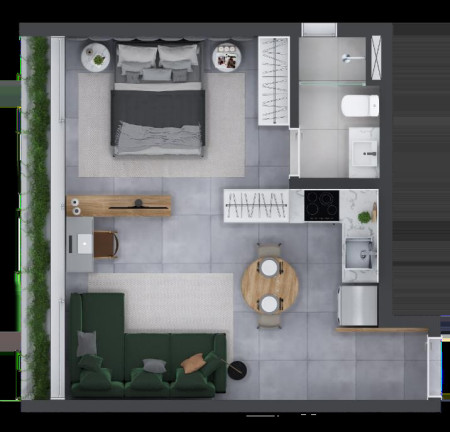 Imagem Apartamento com 1 Quarto à Venda, 42 m² em Itaim Bibi - São Paulo Imagem Apartamento com 1 Quarto à Venda, 42 m² em Itaim Bibi - São Paulo