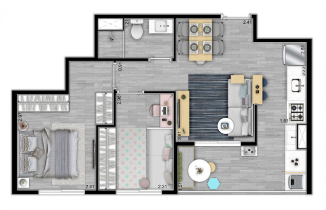 Imagem Apartamento com 2 Quartos à Venda, 44 m² em Brás - São Paulo Imagem Apartamento com 2 Quartos à Venda, 44 m² em Brás - São Paulo