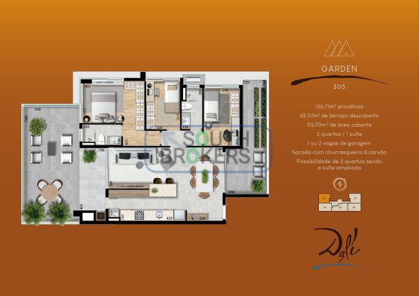 Imagem Apartamento com 3 Quartos à Venda, em Bacacheri - Curitiba Imagem Apartamento com 3 Quartos à Venda, em Bacacheri - Curitiba
