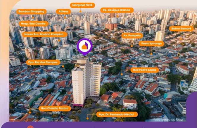 Imagem Apartamento com 2 Quartos à Venda, 37 m² em Vila Anglo Brasileira - São Paulo Imagem Apartamento com 2 Quartos à Venda, 37 m² em Vila Anglo Brasileira - São Paulo