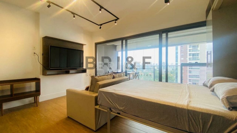 Imagem Apartamento com 1 Quarto para Alugar, 40 m² em Brooklin Paulista - São Paulo Imagem Apartamento com 1 Quarto para Alugar, 40 m² em Brooklin Paulista - São Paulo
