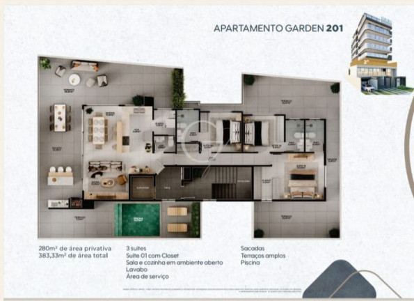 Imagem Apartamento com 3 Quartos à Venda, 176 m² em Caiobá - Matinhos