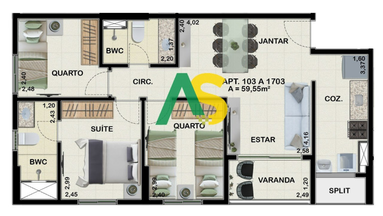 Imagem Imóvel com 3 Quartos à Venda, 61 m² em Madalena - Recife