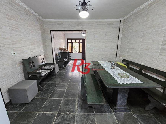 Imagem Casa com 3 Quartos à Venda, 185 m² em Embaré - Santos Imagem Casa com 3 Quartos à Venda, 185 m² em Embaré - Santos