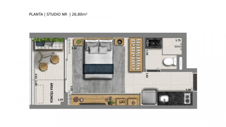 Imagem Studio com 1 Quarto à Venda, 22 m² em Vila Mariana - São Paulo Imagem Studio com 1 Quarto à Venda, 22 m² em Vila Mariana - São Paulo