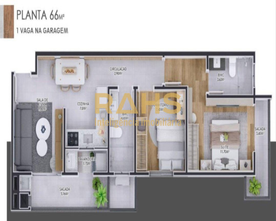 Imagem Apartamento com 2 Quartos à Venda, 65 m² em Costa E Silva - Joinville Imagem Apartamento com 2 Quartos à Venda, 65 m² em Costa E Silva - Joinville