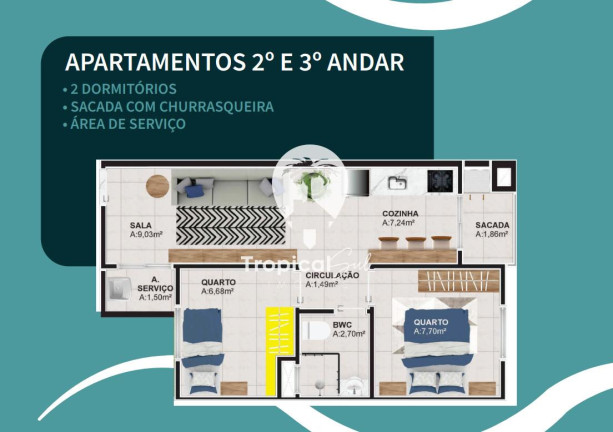 Imagem Apartamento com 2 Quartos à Venda, 65 m² em Sertãozinho - Matinhos Imagem Apartamento com 2 Quartos à Venda, 65 m² em Sertãozinho - Matinhos