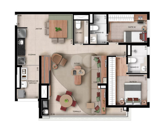 Imagem Apartamento com 3 Quartos à Venda, em Ipiranga - São Paulo Imagem Apartamento com 3 Quartos à Venda, em Ipiranga - São Paulo